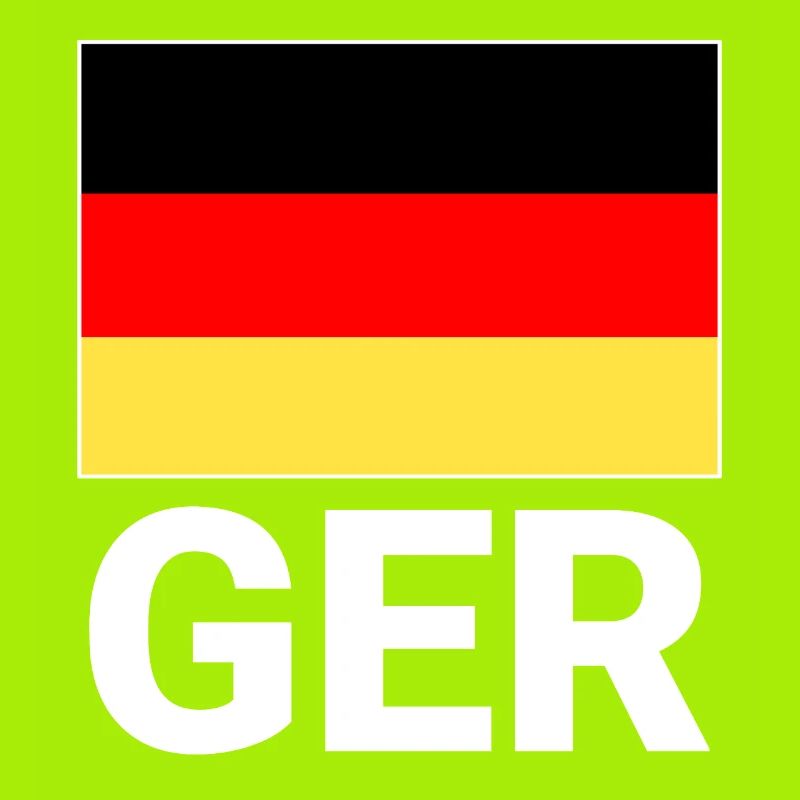 Germany flag with CEFR abbreviation