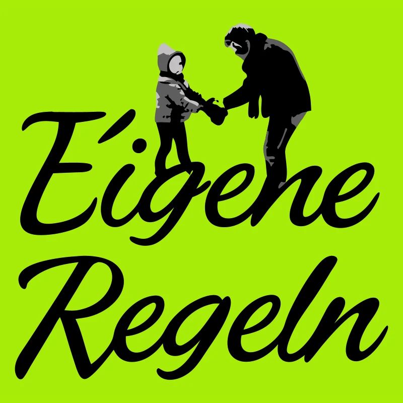 Vater und Kind Silhouette