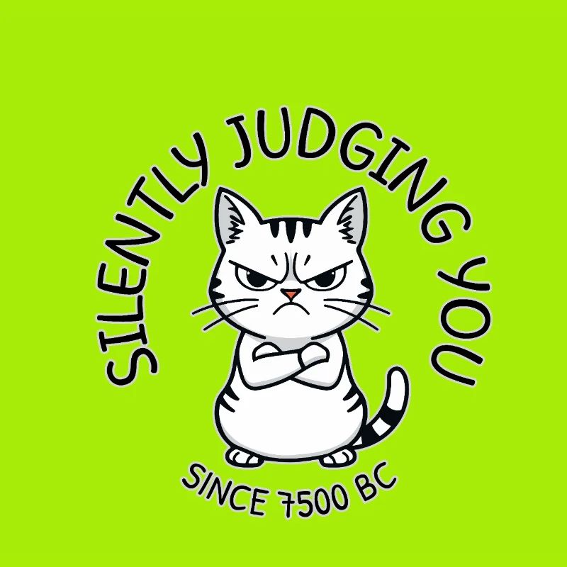 Cat Judge Since 7500 BC