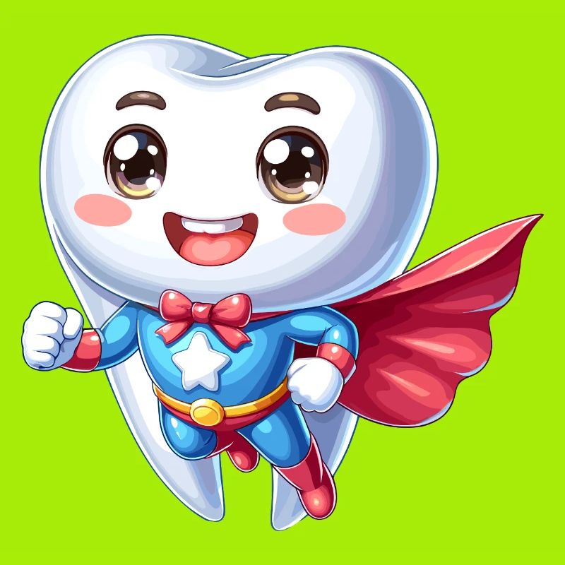 Dentist Superhero Tooth Teeth Hero Brushing Teeth