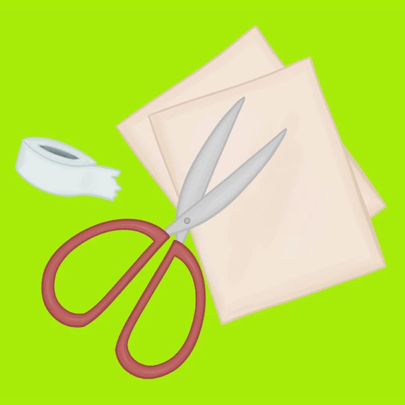 Craft Scissors Motif Paper Studio