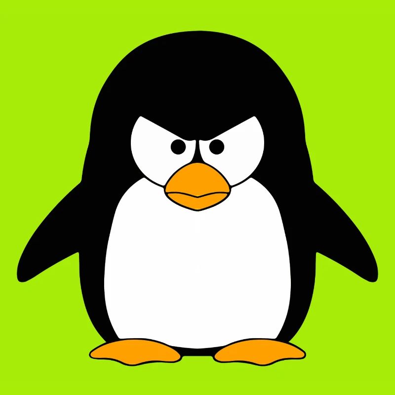 Angry Penguin Cartoon