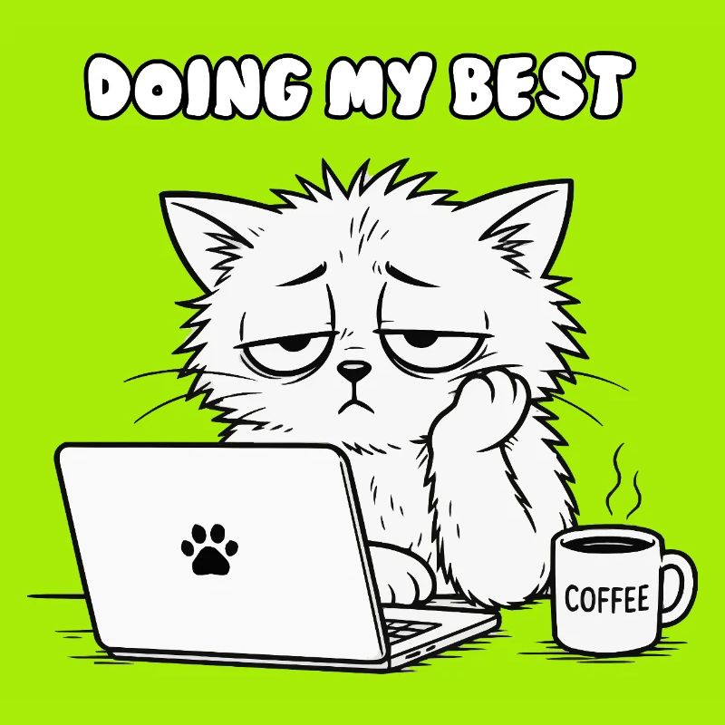 Feline Office Motivation