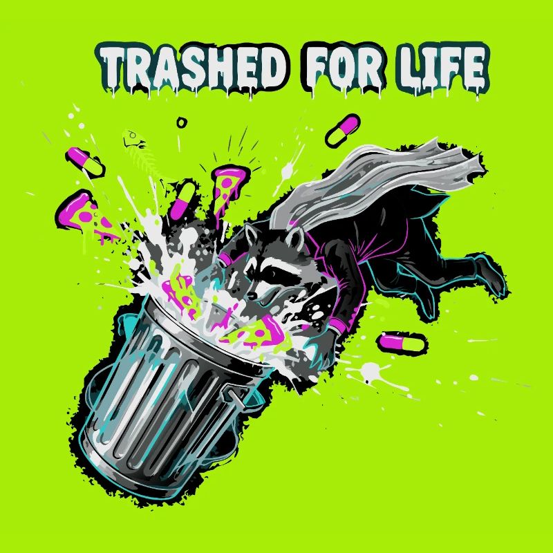 Trashed for Life Waschbär