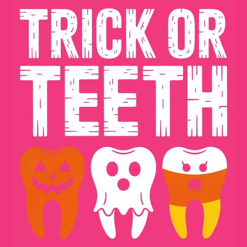 Trick oder Teeth Halloween-T-Shirt
