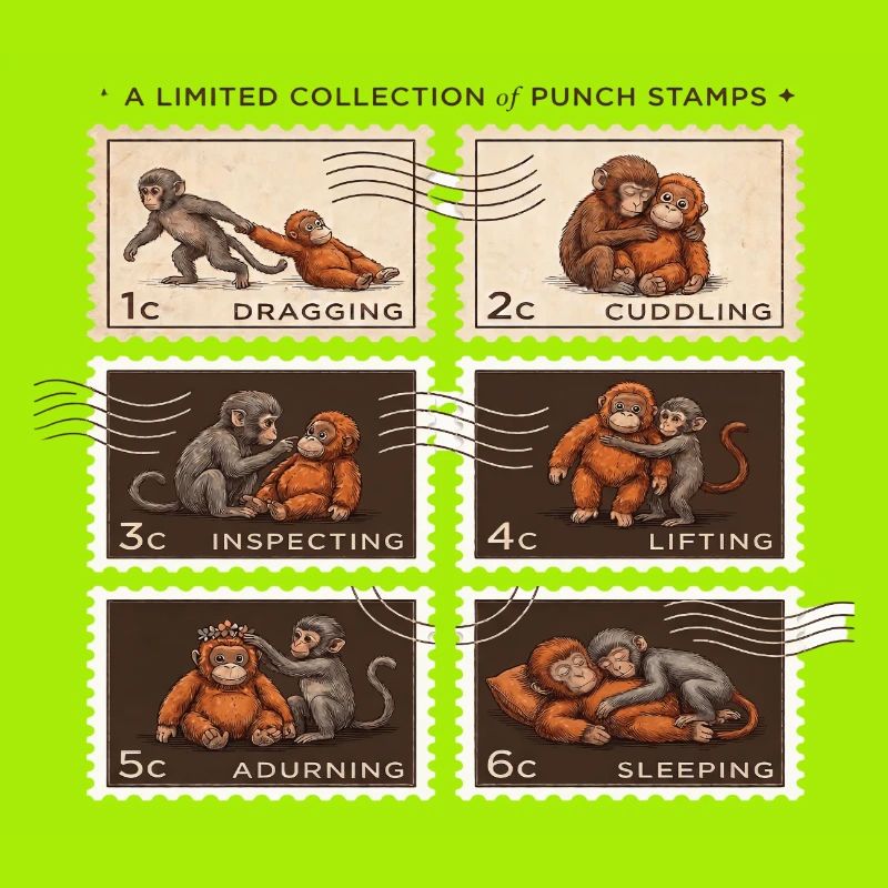 Tampons Bébé Singe Punch