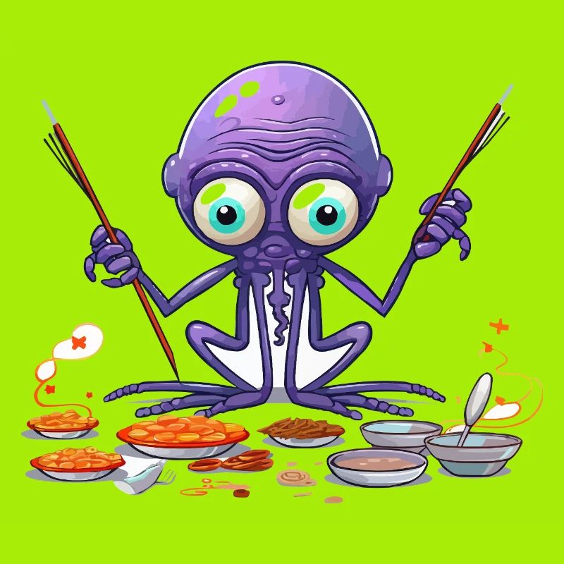 The Algae Octopus Chef