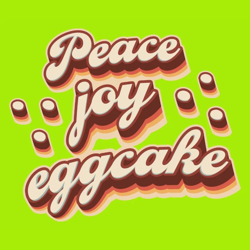 Peace Joy Eggcake