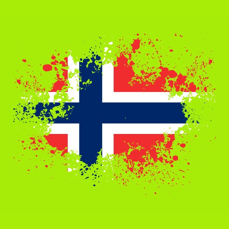 Norway Norway flag patch gift idea