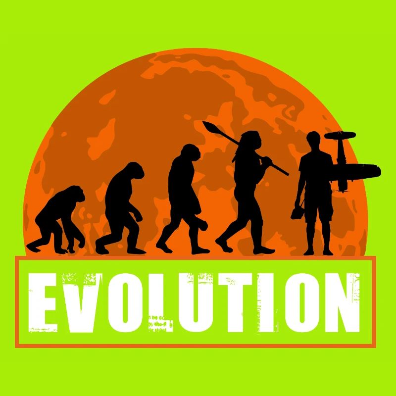 Lustiger RC_Plane Human Evolution RC Flight Besitzer