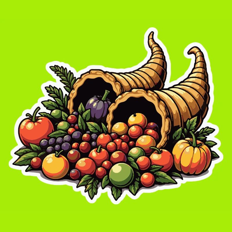 Autumn Harvest Cornucopia