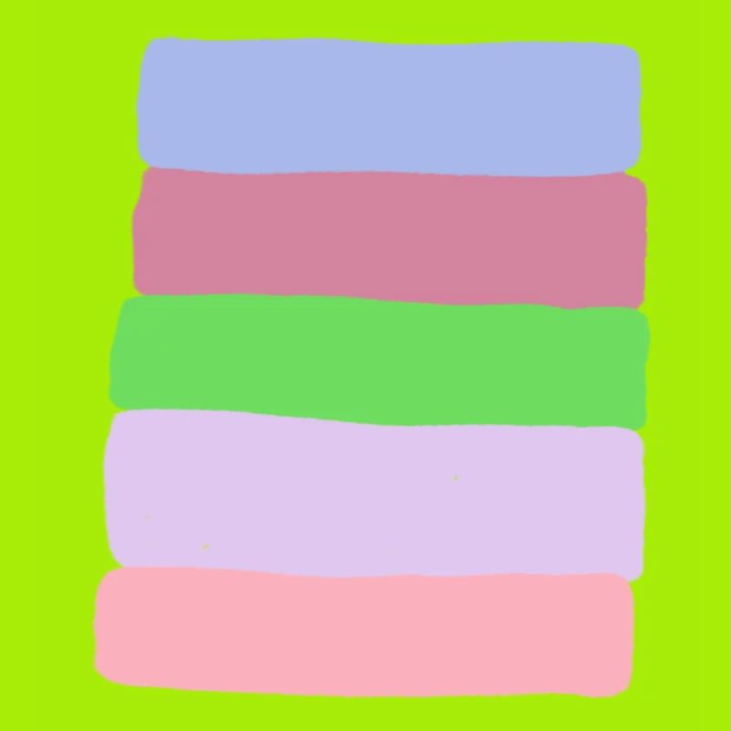 Pastellstreifen-Stack