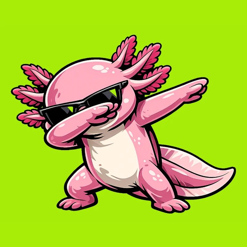 Dabbing Axolotl