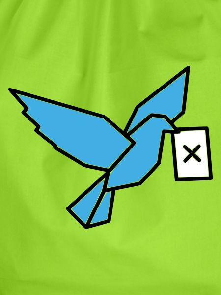 Brieftaube Wahlzettel Vogel Bunt
