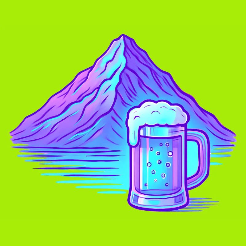 Bergneon Beer Gloss Blue