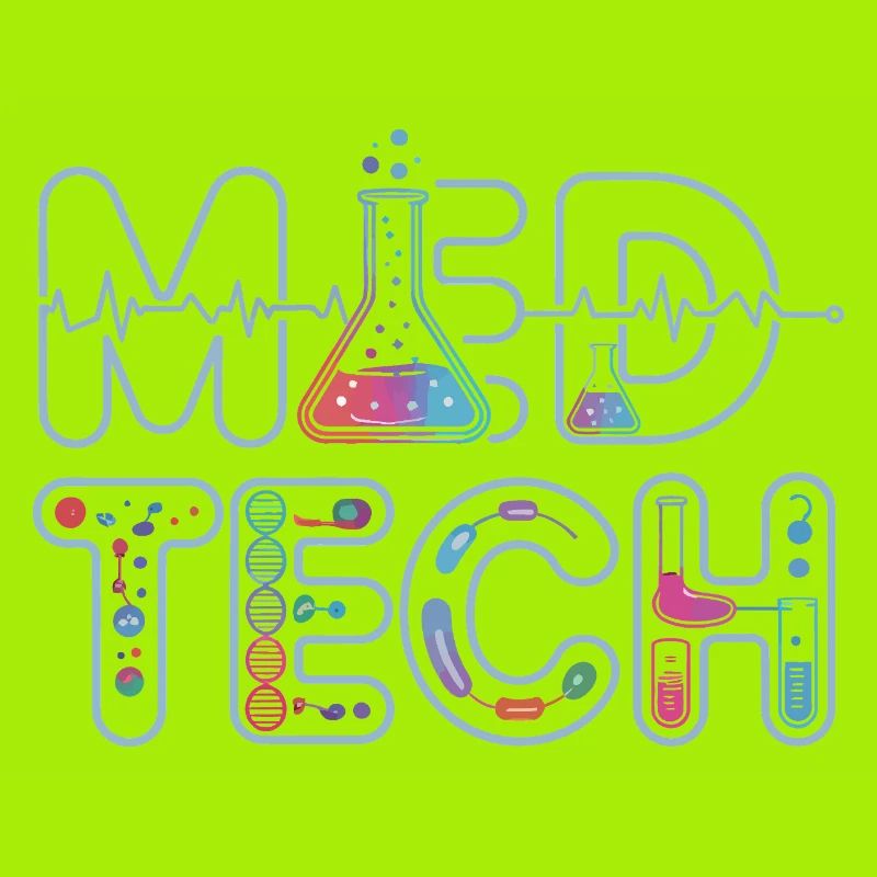 Conception de la science néon du laboratoire MedTech