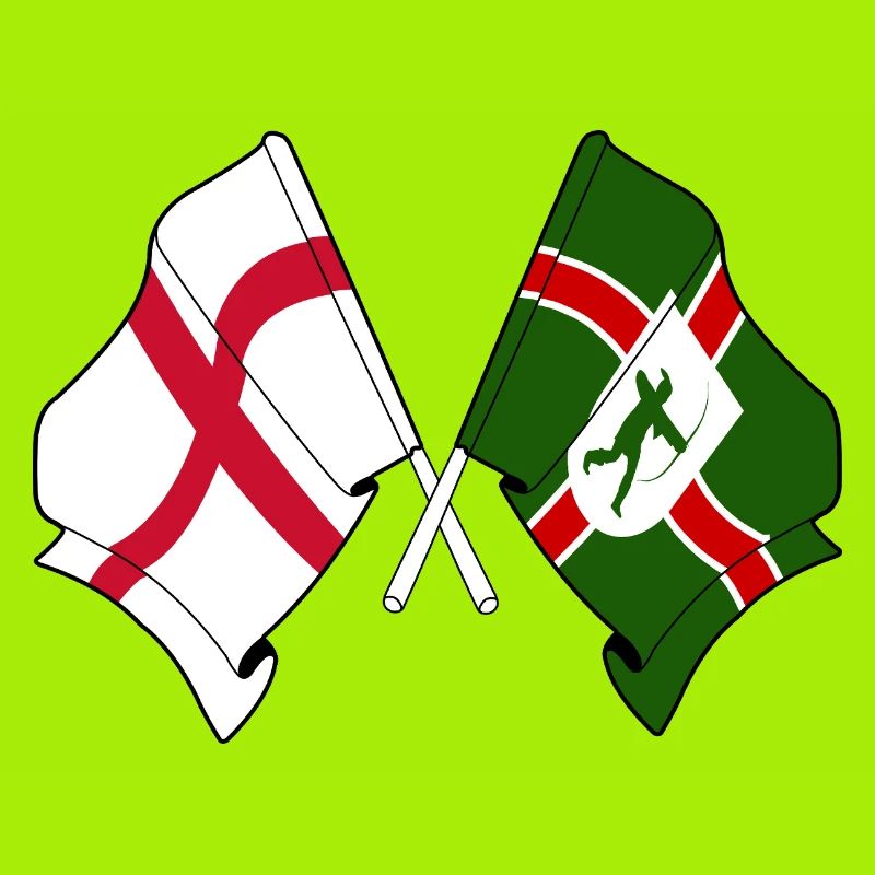 Drapeaux du Nottinghamshire × Angleterre