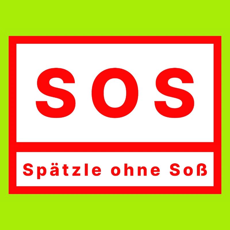 SOS Spätzle without sauce
