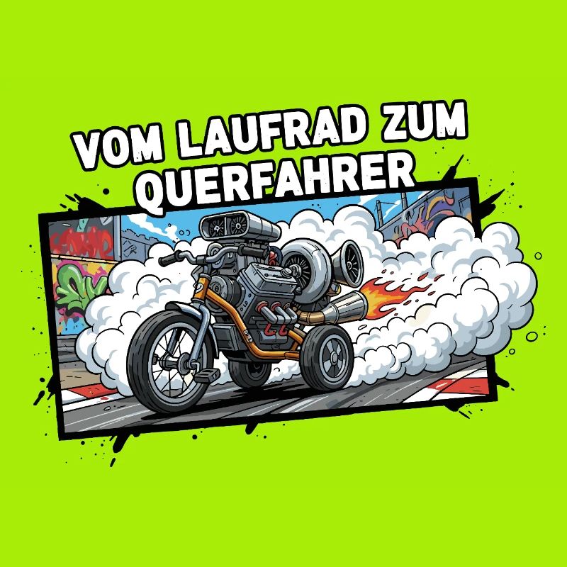 Vom Laufrad zum Querfahrer