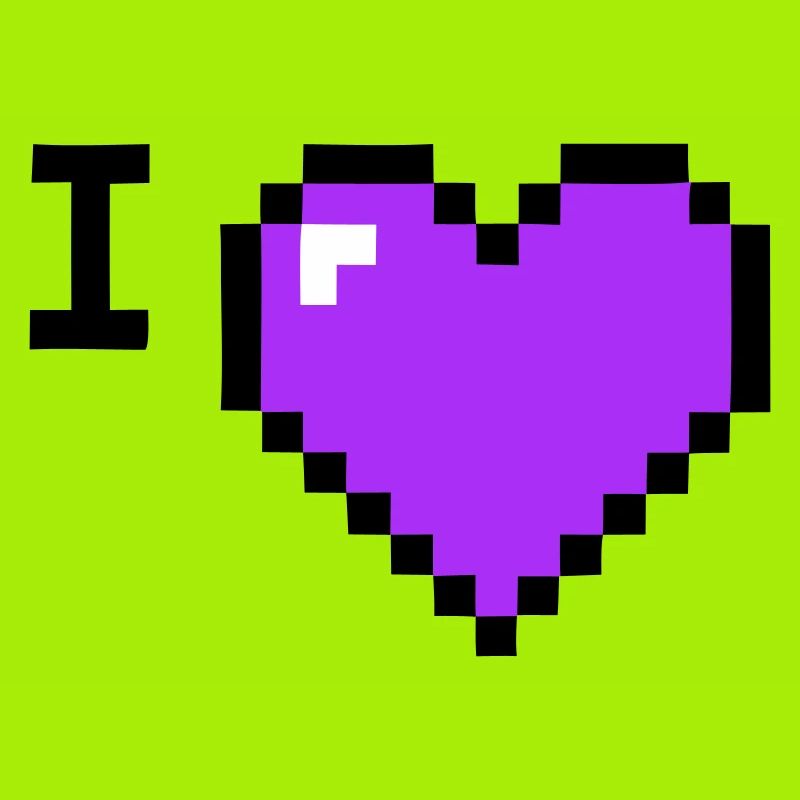 I Love Herz Platzhalter Text