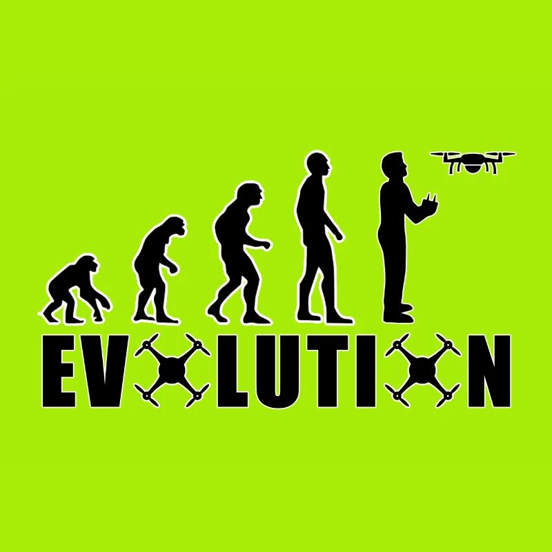 EVOLUTION DROHNE Geschenk Bodenpilot Fliegen