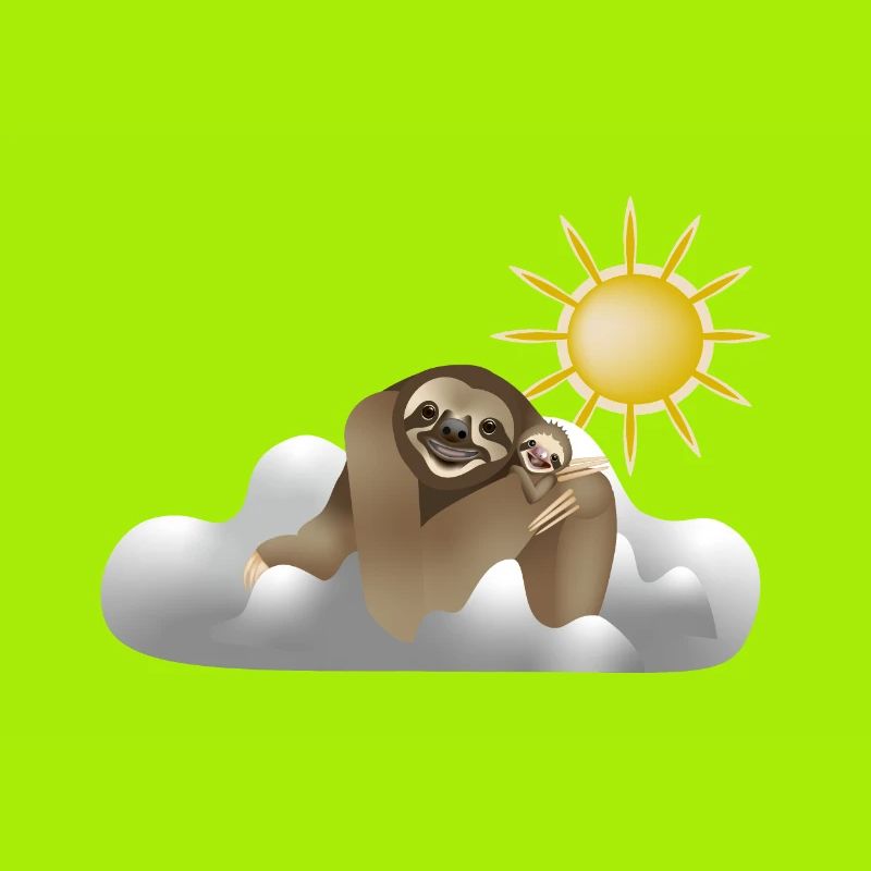 Faultier-Wolken