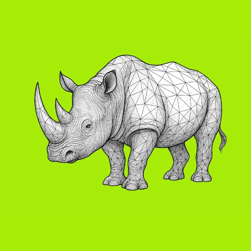 Rhino Wireframe Pattern