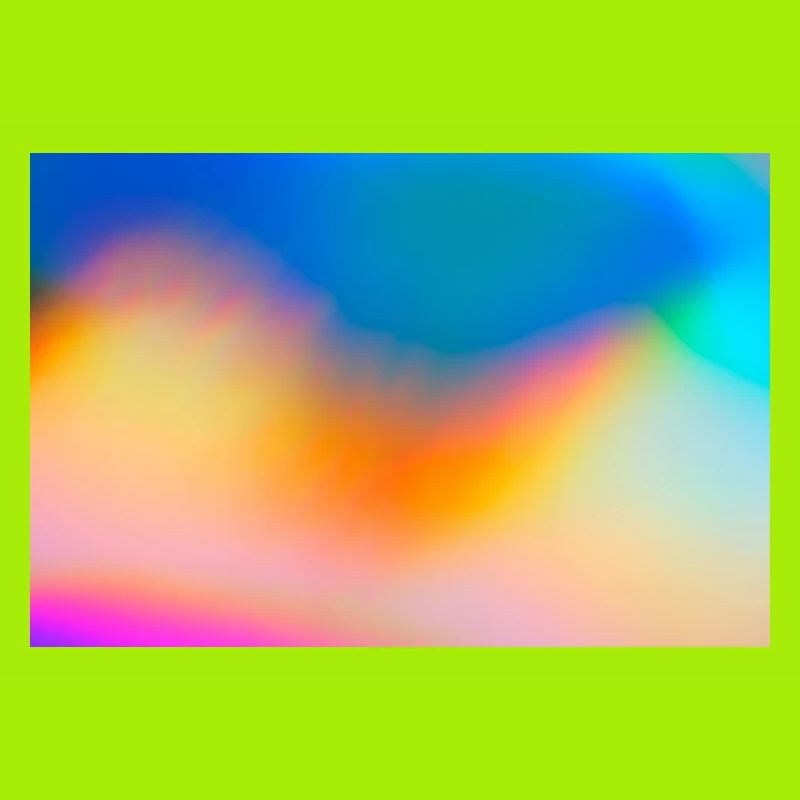 Décor de dégradé des vagues de couleur
