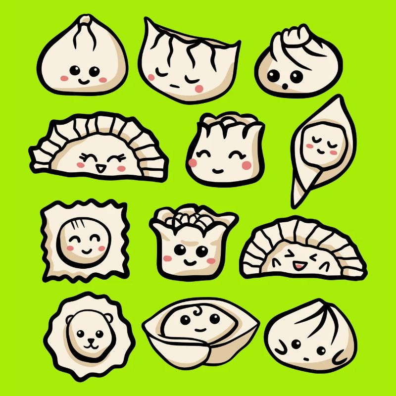 Kawaii dumplings