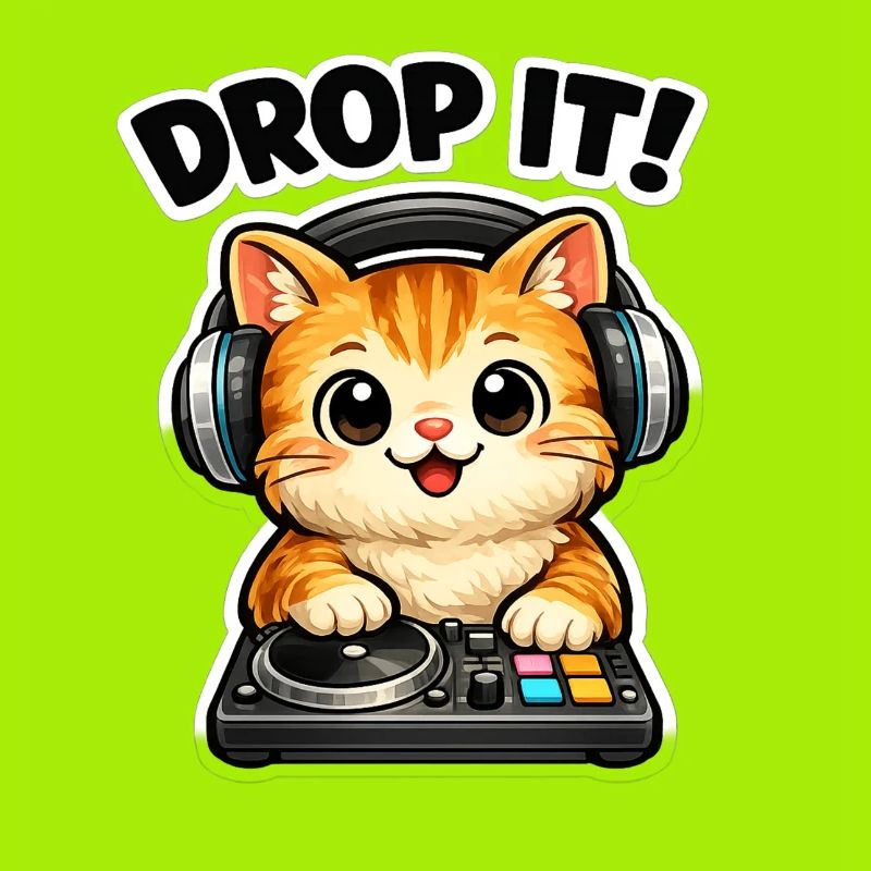 Drop It DJ-Katze