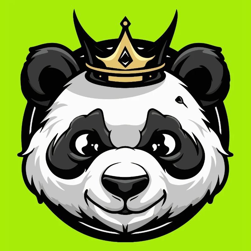 Panda Head Crown
