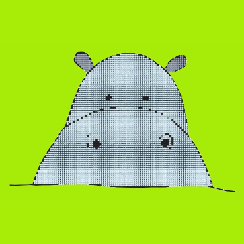 Pixel-friendly hippo