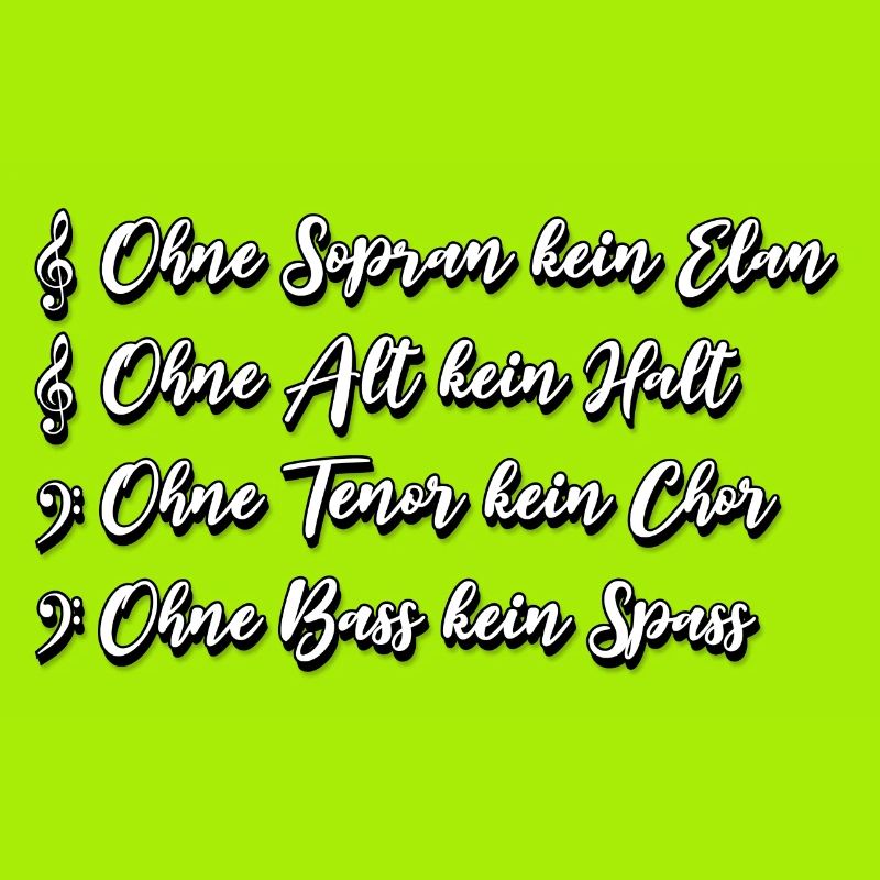 SATB Chor Spruch