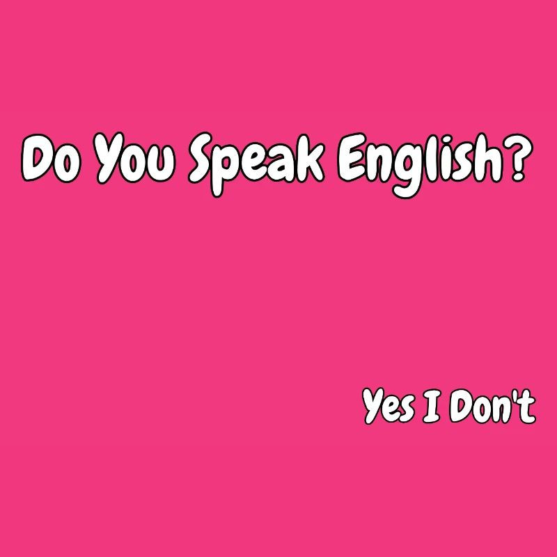 Conception drôle de blagues en anglais