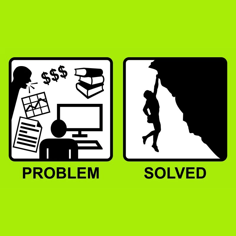 Climbing solves problems