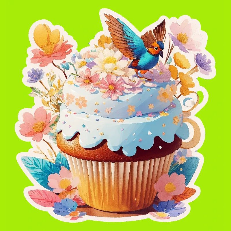 Cupcake Bird