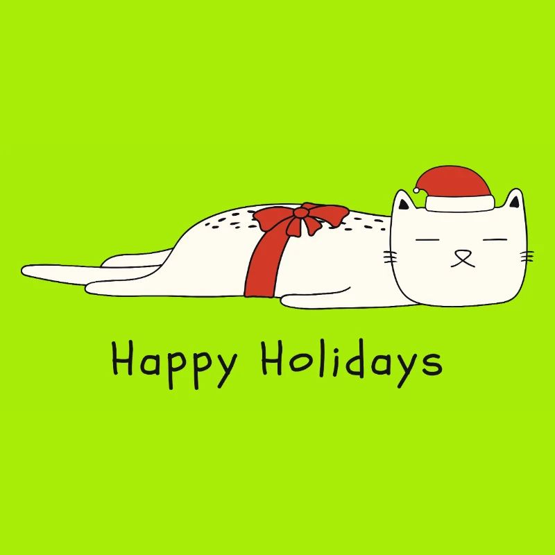 Drôle de chat Noël