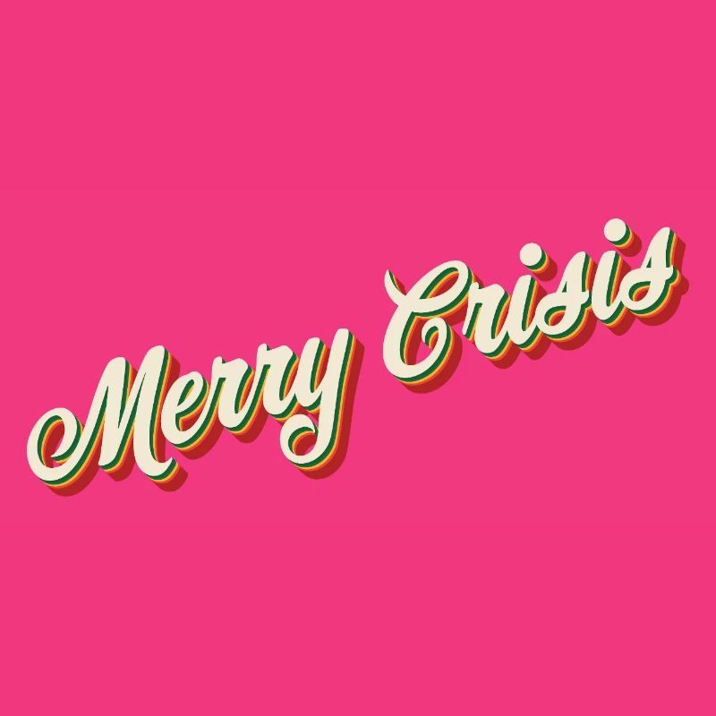 Conception de Noël Merry Crisis