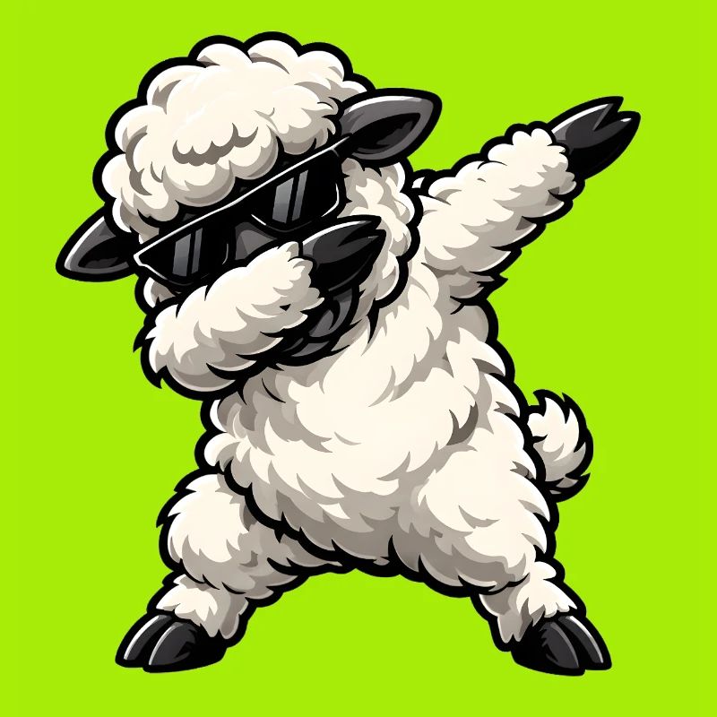 Dabbing Schaf