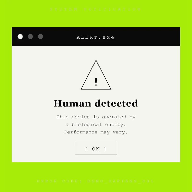 HUMAN DETECTED