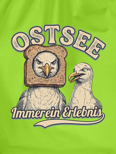 lustige Ostsee Möwe