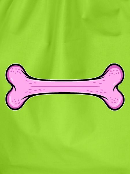 Pinkes Hundeknochen