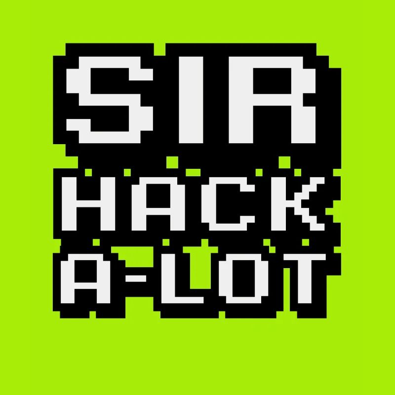 Computer Hack and Pixel Art Sir Hack A Lot