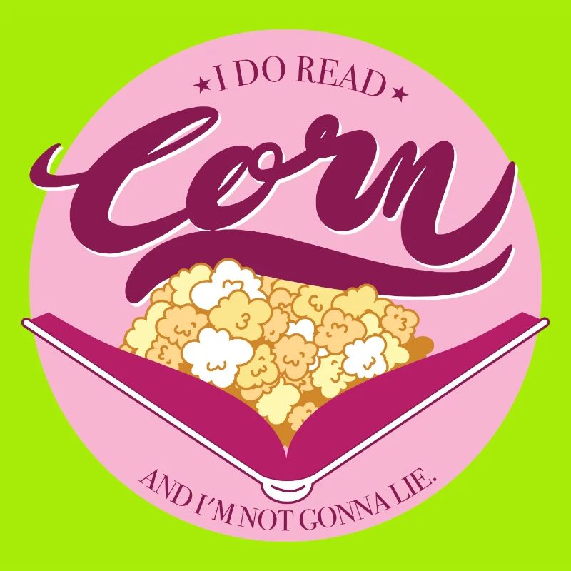 Corn mit rosa Hintergrund