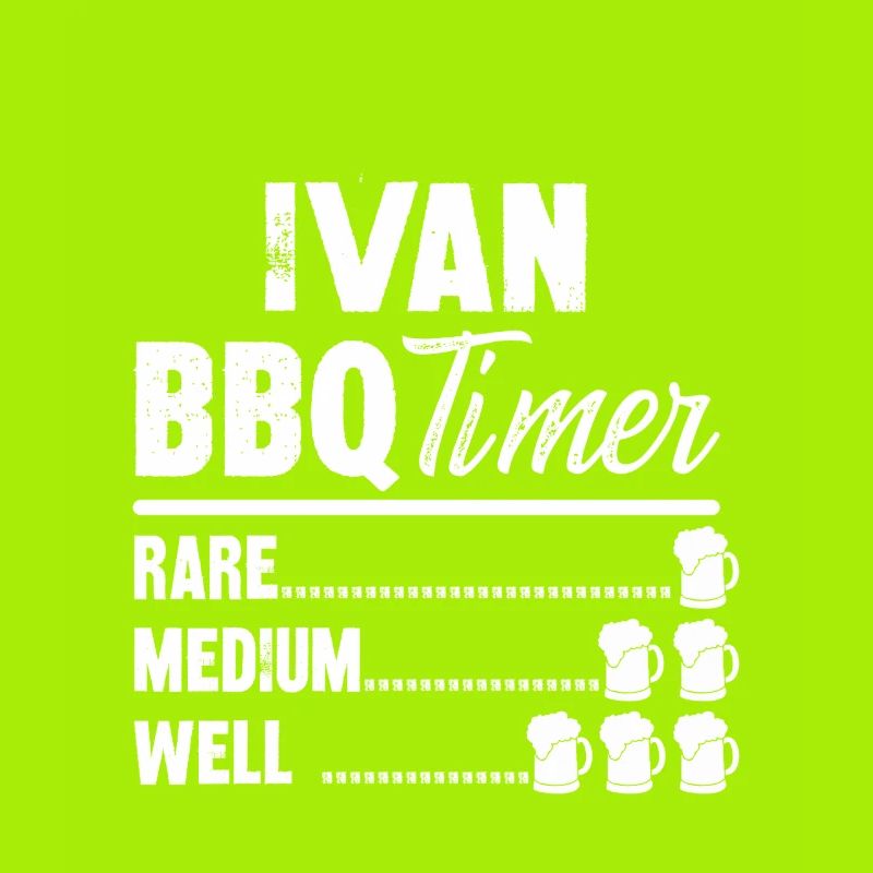 ivan bbq timer- Grill Gifts Beer Tshirt