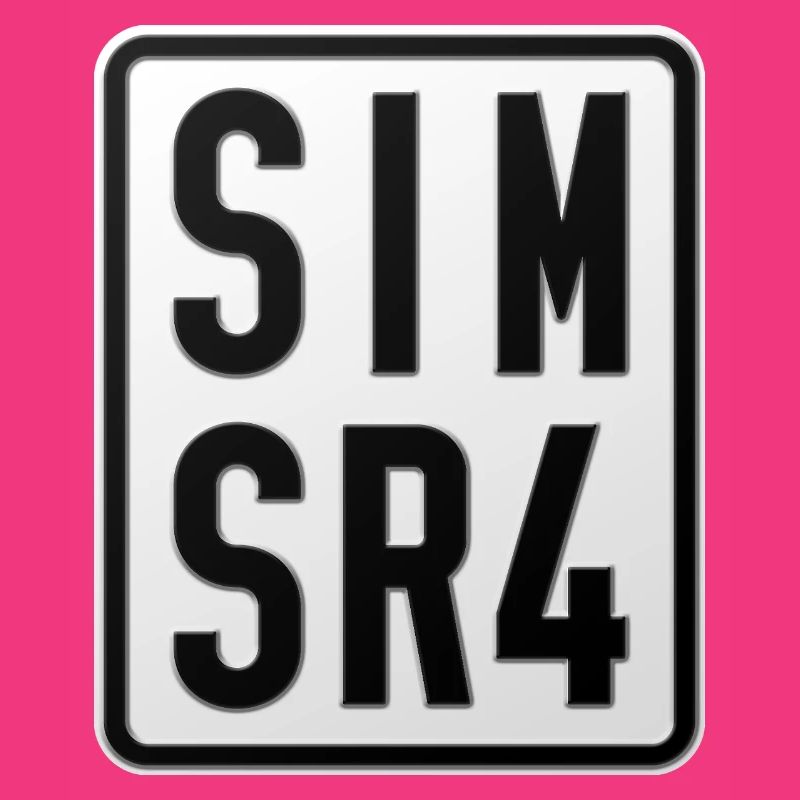 Plaque d’immatriculation du cyclomoteur Simson SR4