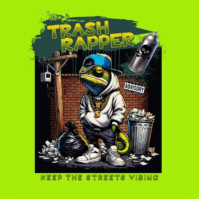 TRASH RAPPER Eidechse
