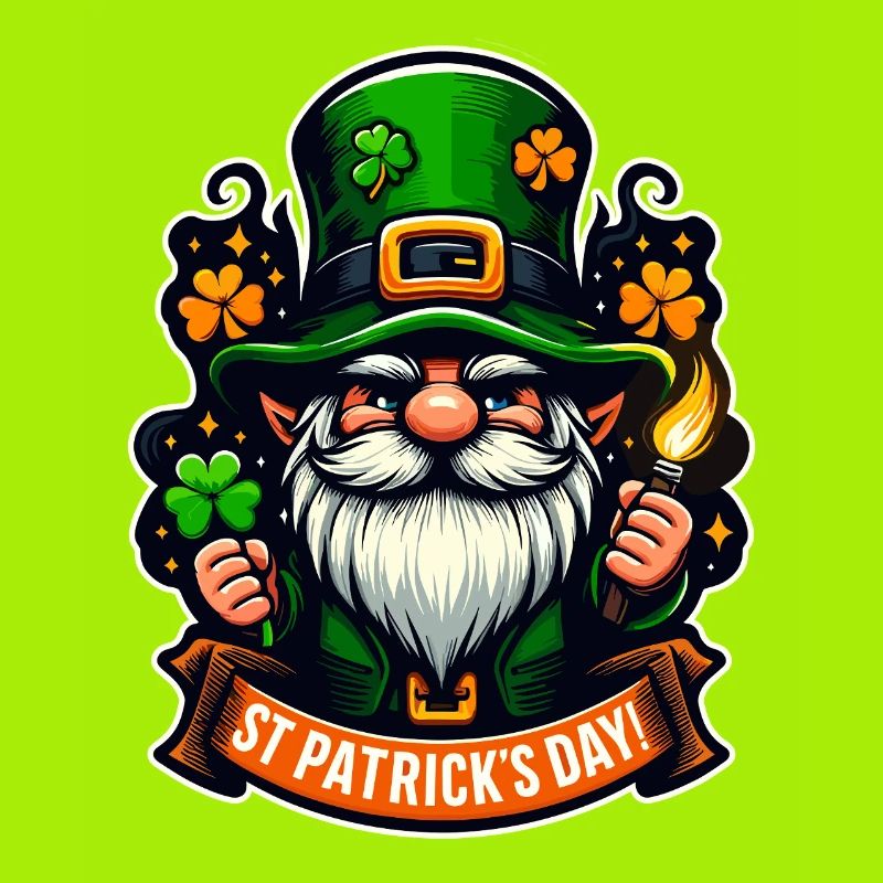 Lucky Gnome - Leprechaun de la Saint-Patrick