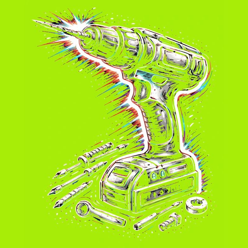 Cordless Screwdriver Tool DIY Design