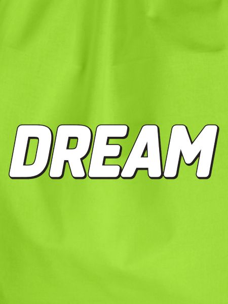 Dream Bold Typografie-Kunst